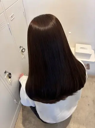 セミロング カラー SEIRA🤍 レイヤーカットのヘアスタイル