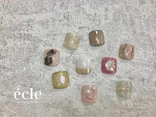 ネイル écle nail&eyeのネイルデザイン