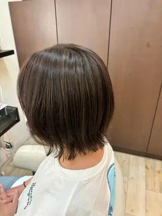 ミディアム ルプラボウ／艶カラー ／髪質改善／アサミのヘアスタイル