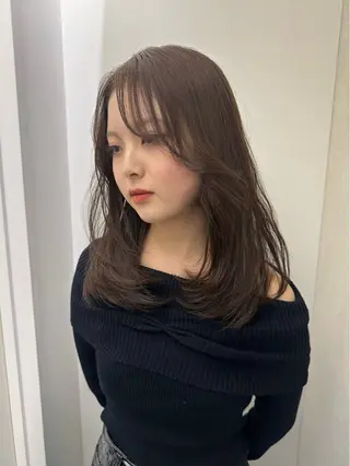 ロング カラー 🎀韓国レイヤー特化 🎀ベージュ/ミクのヘアスタイル