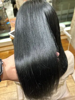 ロング 新宿透明感カラー 髪質改善/吉川怜奈のヘアスタイル