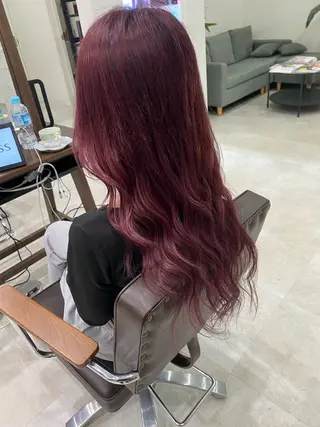 ロング カラー .HARRISS所属・中司 愛理のヘアスタイル