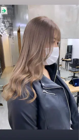 ロング カラー 🧸艶々韓国ヘア 🧁mizunaのヘアスタイル