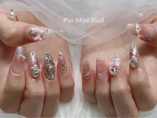 ネイル HANA 長さだしのネイルデザイン