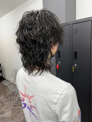 ミディアム パーマ メンズ mellow men 's MIZUKIのヘアスタイル