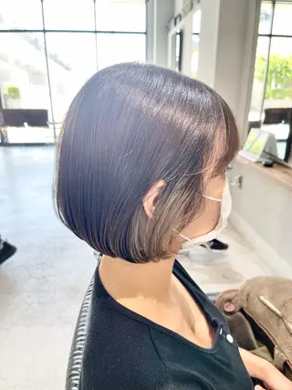 ショート カラー ⭐︎白髪のお悩み 解決します⭕️のヘアスタイル