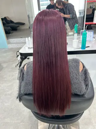 ロング カラー 履歴修正屋さん／ ブロンド／ホワイトのヘアスタイル