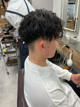 ショート パーマ ヘアアレンジ メンズ 🔥メンズ特化🔥 木村 祐太のヘアスタイル