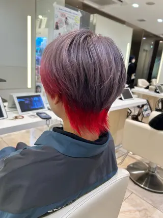 ミディアム カラー はるか/ブリーチカラ ー/ヘアアレンジ🤍のヘアスタイル