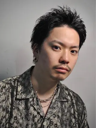 ショート HIRO GINZApremium barber新宿所属・星野 真のヘアスタイル