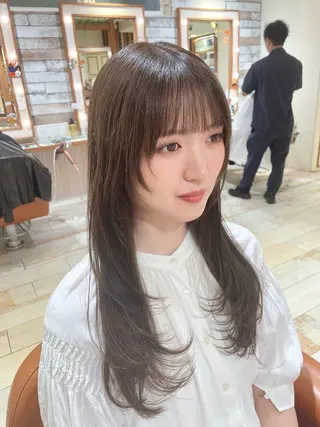 ロング カラー 清水　ちひろ ✄トップスタイリストのヘアスタイル