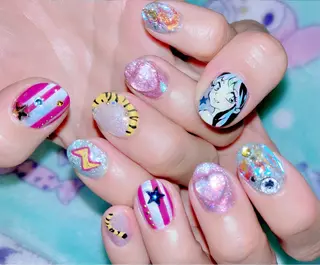 ネイル Spiky とうげ ふうかのネイルデザイン