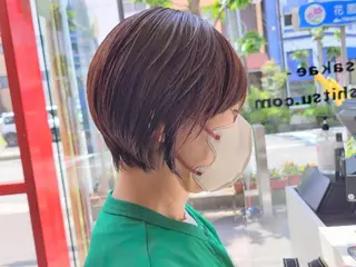 ショート 遠藤 史秋のヘアスタイル
