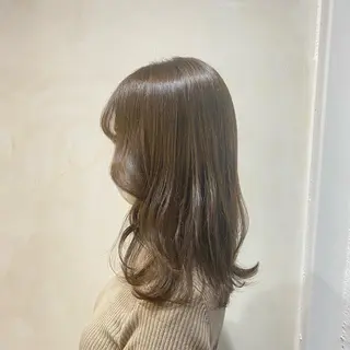 ミディアム カラー ✂︎透明感カラー特化 /日和優真✂︎のヘアスタイル