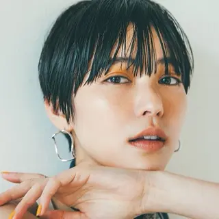 ショート ミニボブ/カット モデル/渋谷/ 宍戸のヘアスタイル
