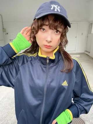 セミロング カラー 高橋 みく/ minim 暖色のヘアスタイル