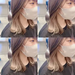 ミディアム カラー Minami. 🩵 再現性特化ヘアのヘアスタイル