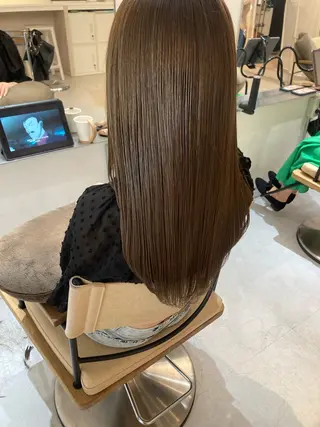 ロング ✨色持ちの良い艶 カラー✨蟹江真世のヘアスタイル