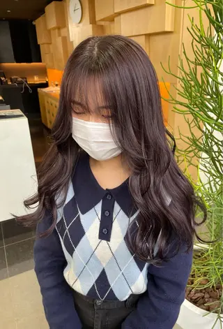 ロング 艶髪カラー🫧 髪質改善🪽萩原のヘアスタイル