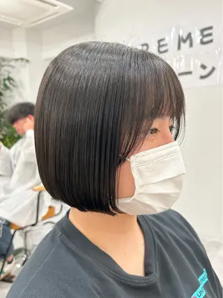 ショート 顔まわりカット/ボブ /🧁とーこ🧁のヘアスタイル
