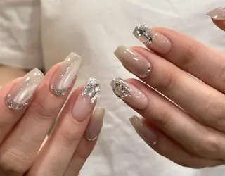 ネイル By moonネイル 🌷ワンホン/韓国風のネイルデザイン