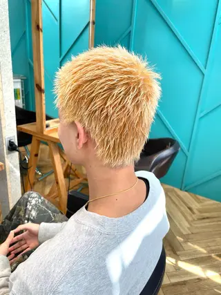 カラー メンズ 🌈艶カラー× メンズパーマ永埜🌈のヘアスタイル