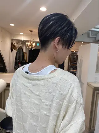 ショート メンズ カラーが上手い 辻悠月のヘアスタイル