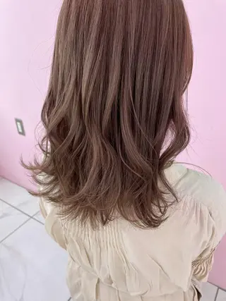 セミロング カラー 心斎橋/ブリーチ minamiのヘアスタイル