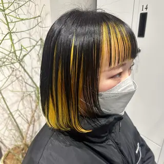 ショート カラー デザインカラー/パー マ🦖外岡咲希🦖のヘアスタイル