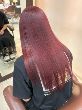 セミロング カラー 甲斐 司のヘアスタイル