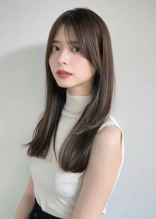 カラー 美髪矯正/髪質改善 Maejimaのヘアスタイル