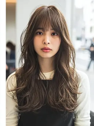 セミロング 生艶髪＆レイヤー🔔 渋谷お薦めNo.1✨のヘアスタイル