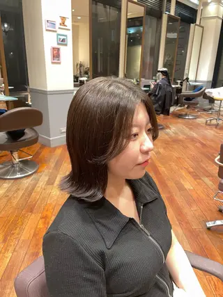 ショート 大阪梅田 稲葉利也斗のヘアスタイル