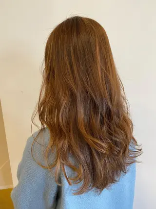 ロング カラー デザインカラー🌈 高木リョウのヘアスタイル