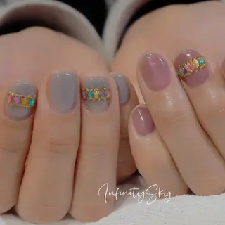ネイル infinity skyのネイルデザイン