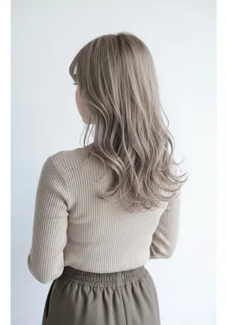 ロング 橋本 茉保のヘアスタイル