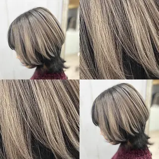 ショート カラー ハイトーン💫 エクステ💫maiのヘアスタイル