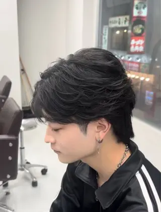 パーマ メンズ ダウンパーマ／カルマ パーマ／Yutoのヘアスタイル