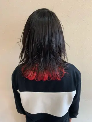 セミロング カラー Freez狭間 裕美のヘアスタイル