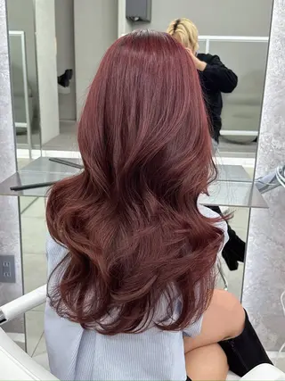 ロング のり🐼顔まわり/ 韓国/レイヤーカットのヘアスタイル