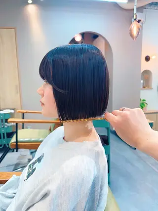 ショート ボブ/ 前川友哉のヘアスタイル