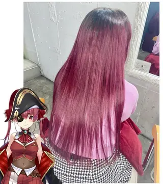 ロング カラー GARU-ガル-所属・TSUNO🦖 派手髪/オタク美容師のヘアスタイル