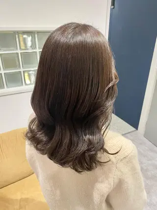 セミロング カラー JIL BLAN所属・JIL BLAN NAOのヘアスタイル