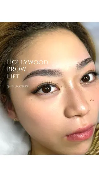アイブロウ Natsuki 土曜はヘアのみのマツエク・マツパデザイン