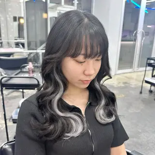 ロング カラー ヘアアレンジ 🥀モテ暖色× エクステ🥀あかりのヘアスタイル