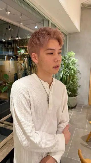 ショート メンズ Hair & Make EARTH所属・深田 幸暉のヘアスタイル