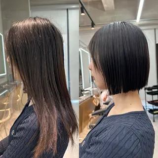 ミディアム ✨髪質改善特化✨副 店長椎葉信乃介のヘアスタイル