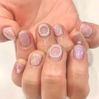 ネイル 岸本 みなみのネイルデザイン