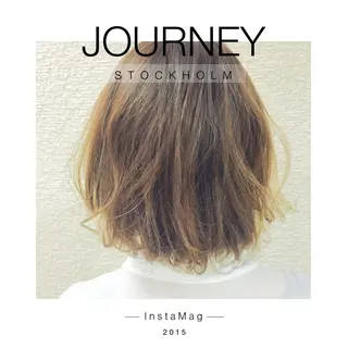 ミディアム セミロング カラー Ly   hair（リーヘア）所属・Lyhair🦊🎀 AKIのヘアスタイル