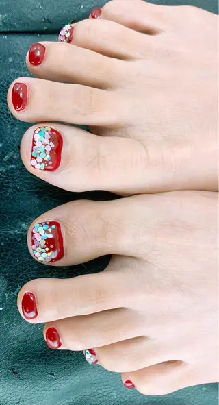 ネイル ⭐︎休業中の練習⭐︎ JNA認定講師髙橋のネイルデザイン